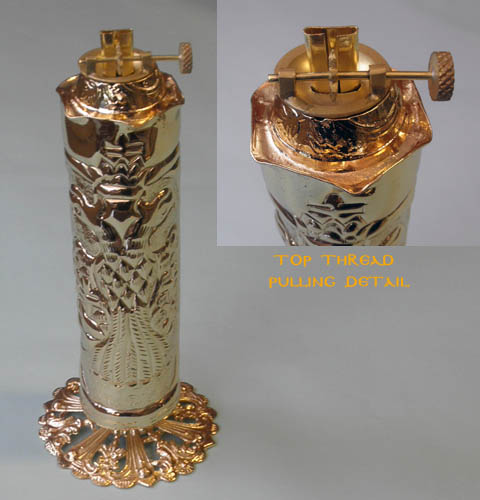 Monastery Style Lamp Standing 22cm
